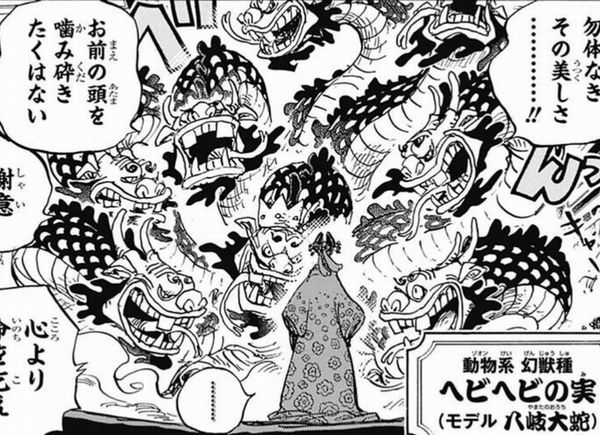 ヘビヘビの実 幻獣種 モデル八岐大蛇の能力と技とエピソード One Piece 悪魔の実とかのindex